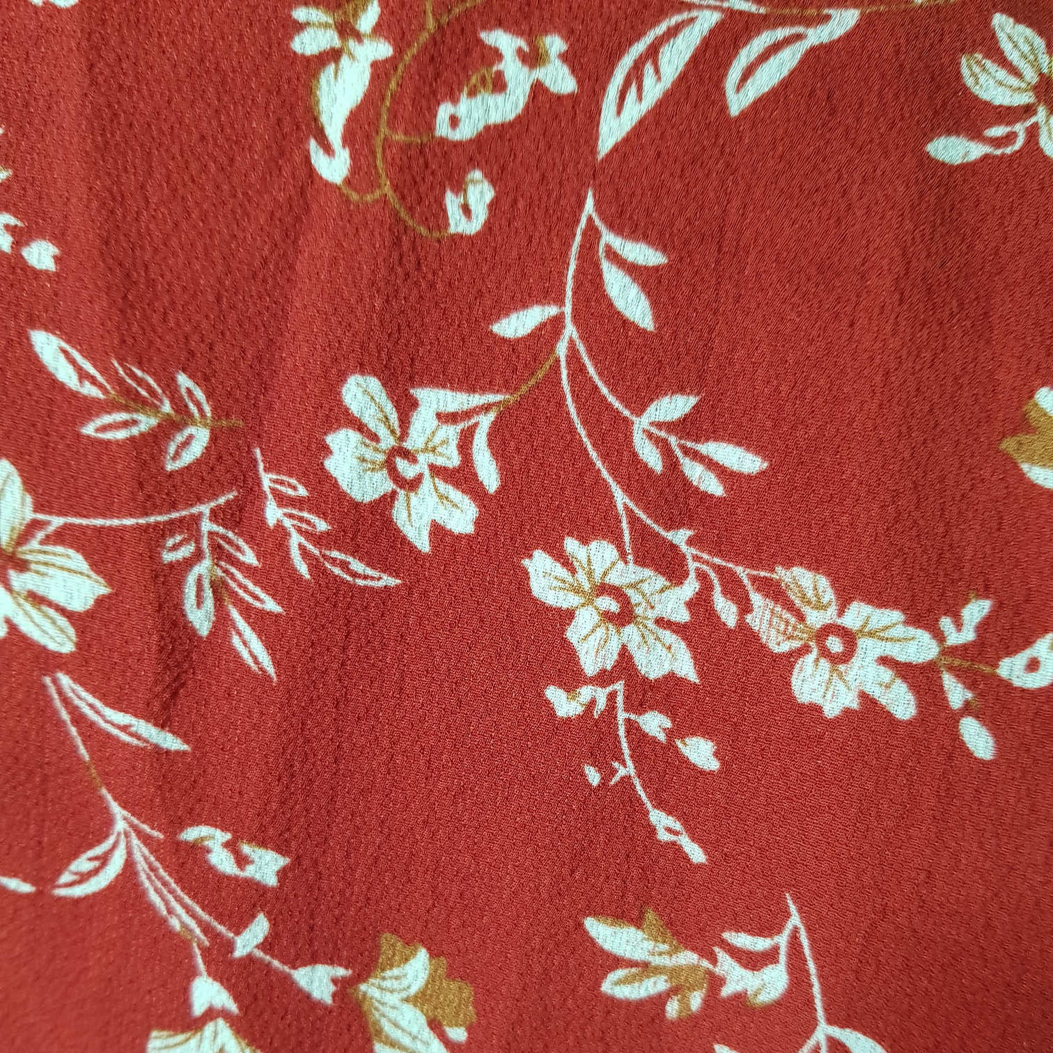 Vestido Vermelho Floral - Imagem 4