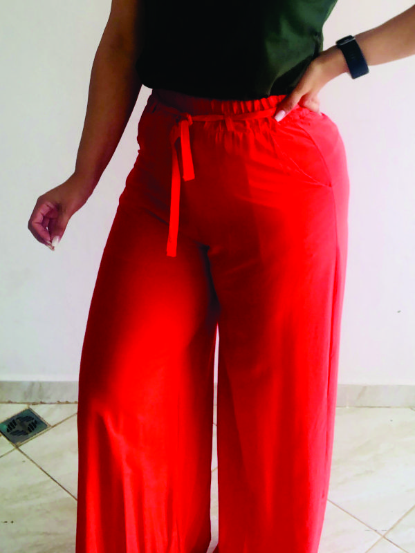Calça Pantalona Laranja