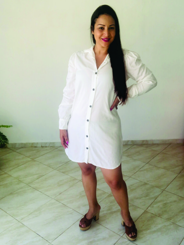 Chamise Manga Longa - Branco