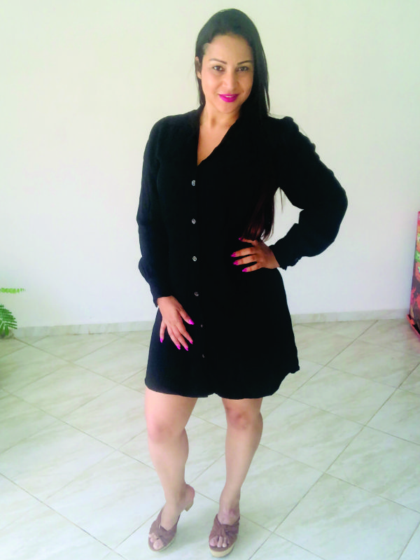 Chamise Manga Longa - Preto
