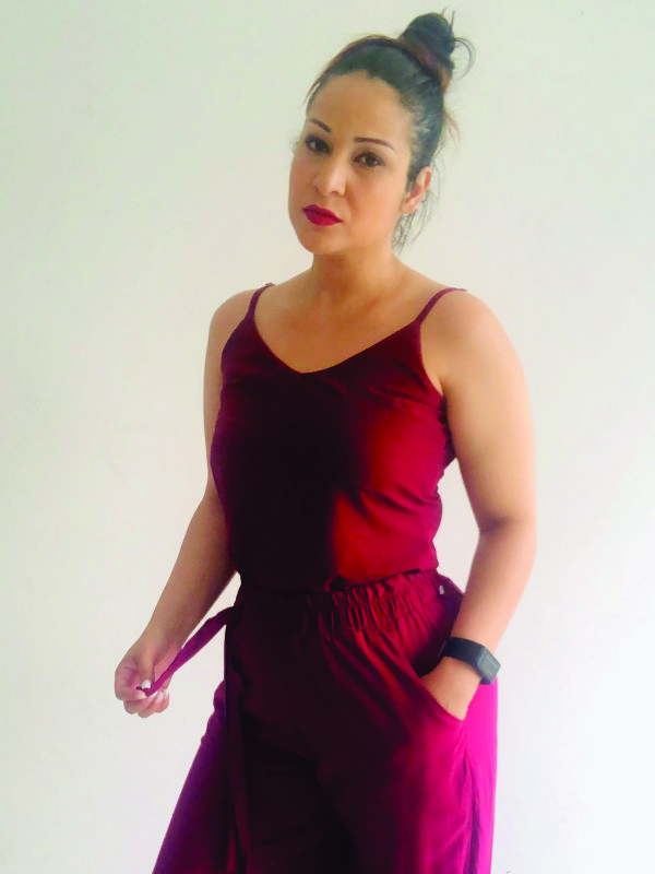 Blusa de Alça Vinho