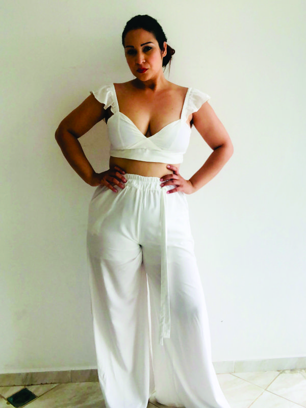 Calça Pantalona Off White - Imagem 2